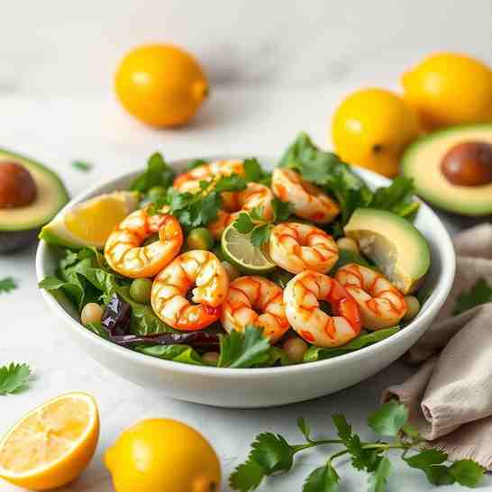 Zesty Avocado Shrimp Salad - Easy, Healthy & Ready in 20 Mins!